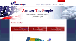 Desktop Screenshot of answerthepeople.com